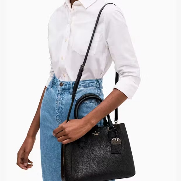 Kate Spade Black Satchel with Structured Design - Picture 1 of 11